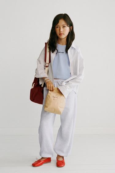 Zara Брюки-джоггеры из мягкой ткани