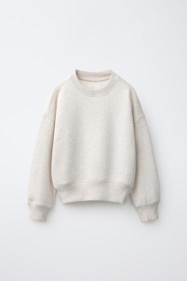 Zara Однотонная толстовка