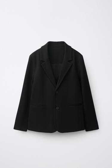 Zara Однотонный костюмный блейзер купить с доставкой.