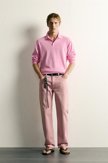 Трикотажное поло Relaxed Fit- Заказать в России