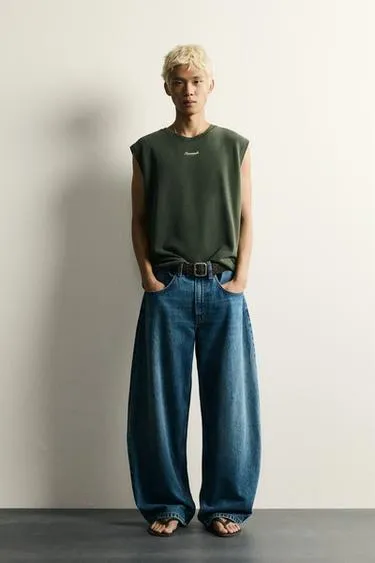 Толстовка-топ Relaxed Fit с вышивкой- Заказать в России