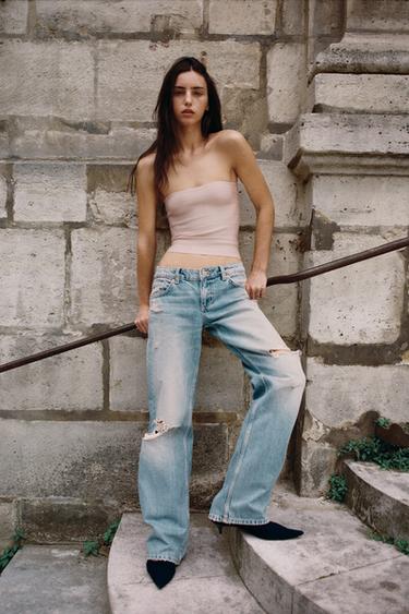 Zara Топ бандо купить с доставкой.