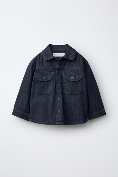 Zara Джинсовая куртка-рубашка