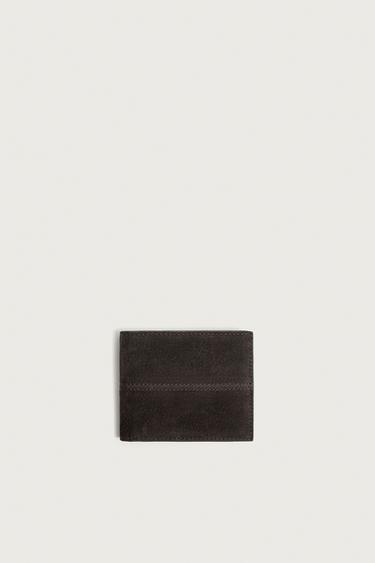 Zara Кожаный кошелек купить с доставкой.