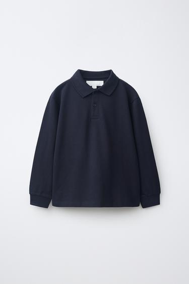 Zara Однотонное поло