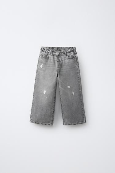 Zara Джинсы  с принтом