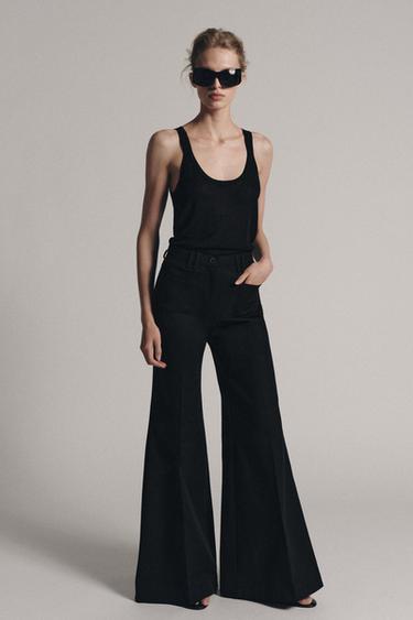 Zara Расклешенные брюки коллекция ZARA «ZW»