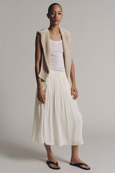 Zara Юбка со складками — коллекция ZARA «ZW»
