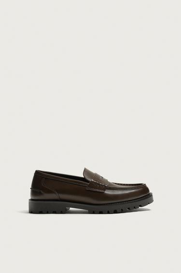 Zara Лоферы на рифленой подошве