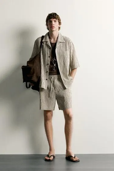 Рубашка Relaxed Fit в клетку
