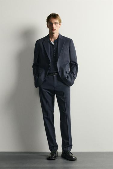 Zara Шерстяные костюмные брюки стандартной посадки