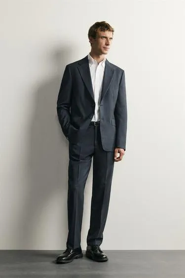 Костюмный блейзер Regular Fit в клетку