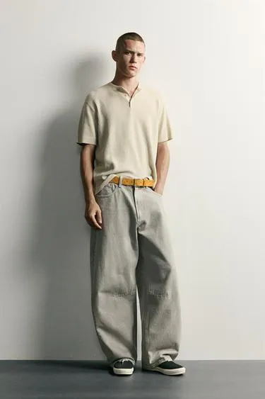 Брюки Barrel Fit на шнурке