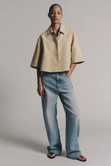 Короткая куртка — коллекция Zara «Zw»- Заказать в России