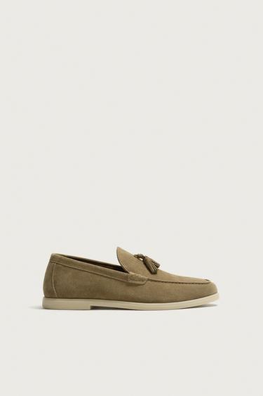 Zara Кожаные лоферы