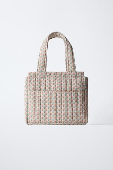 Zara Сумка для мам с цветочным принтом купить с доставкой.