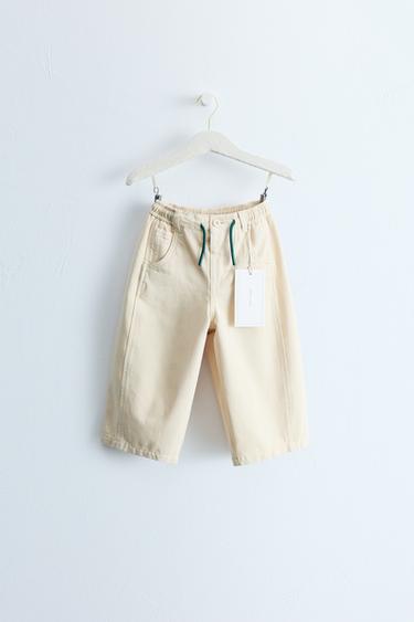 Zara Timeless: брюки Balloon с контрастными шнурками
