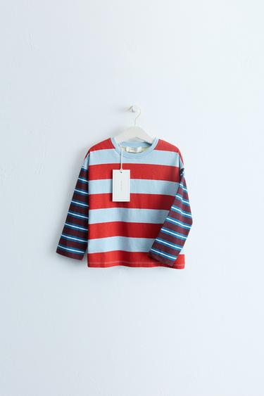 Zara Timeless — футболка в полоску Colorblock