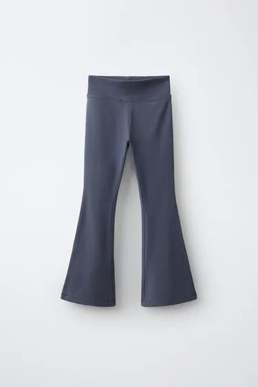 Однотонные легинсы Flare