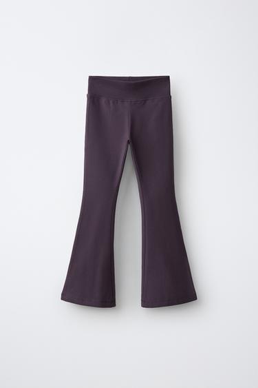 Однотонные легинсы Flare