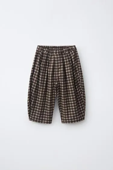 Брюки Baggy в клетку