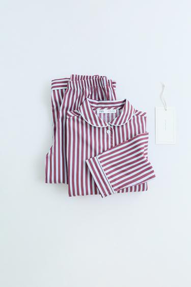 Zara «Timeless» - пижама в полоску- Заказать в России