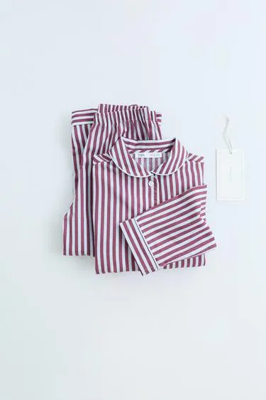 Zara «Timeless» - пижама в полоску