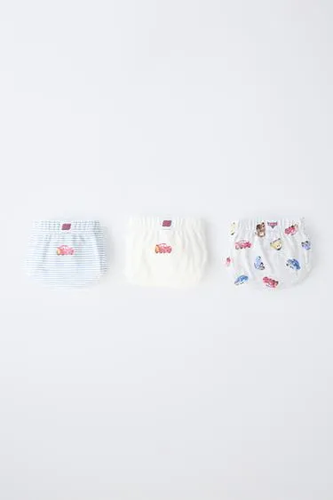 1,5-6 лет/набор из 3 трусов с принтом Cars © Disney- Заказать в России