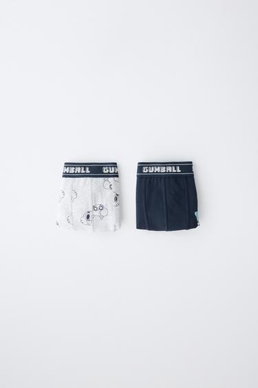 Zara 6-14 лет/ набор из двух трусов-боксеров GUMBALL CARTOON NETWORK™ купить с доставкой.