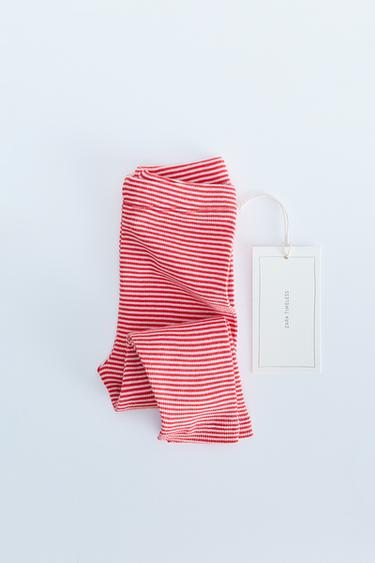 Zara Timeless — леггинсы в полоску