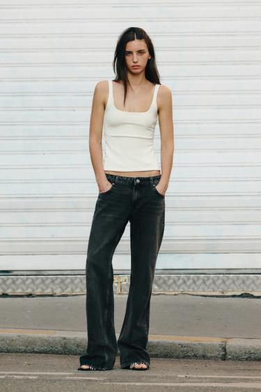 Zara Джинсы TRF  с низкой посадкой