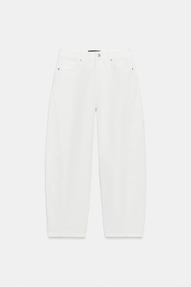 Zara Джинсы Z1975 BARREL с высокой посадкой купить с доставкой.