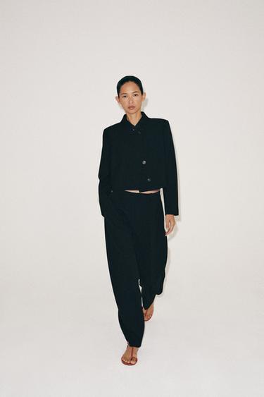 Zara Укороченный блейзер — ZW COLLECTION купить с доставкой.