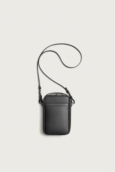 Zara Гладкая вертикальная сумка