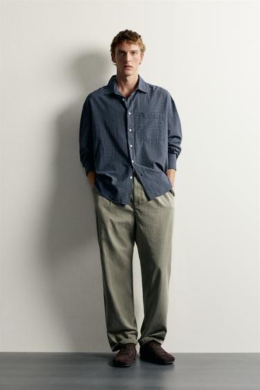 Рубашка Relaxed Fit в клетку