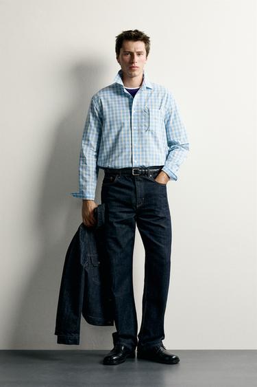 Рубашка Regular Fit в клетку