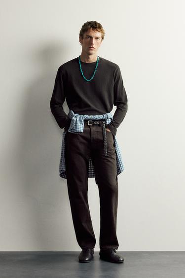 Zara Футболка с длинными рукавами ZARA «AARON LEVINE»