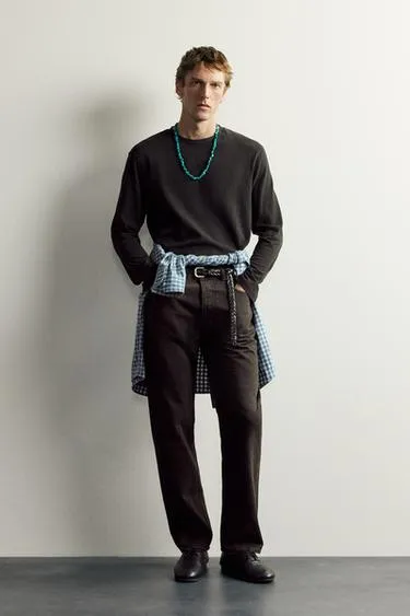 Футболка с длинными рукавами Aaron Levine X Zara