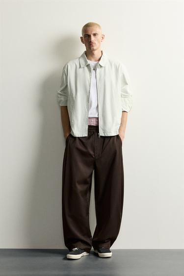 Брюки Balloon Fit с боковыми защипами