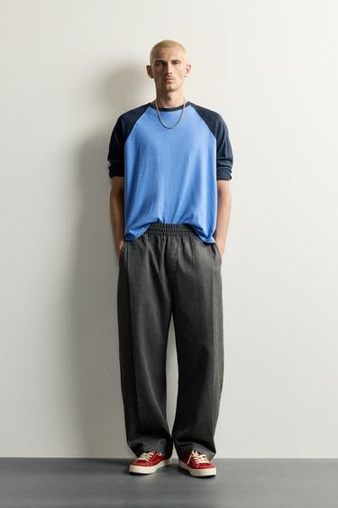 Брюки Balloon Fit с боковыми защипами