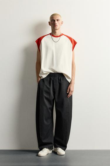 Брюки Balloon Fit с боковыми защипами