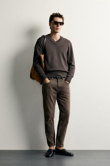 Укороченные джинсы Slim Fit