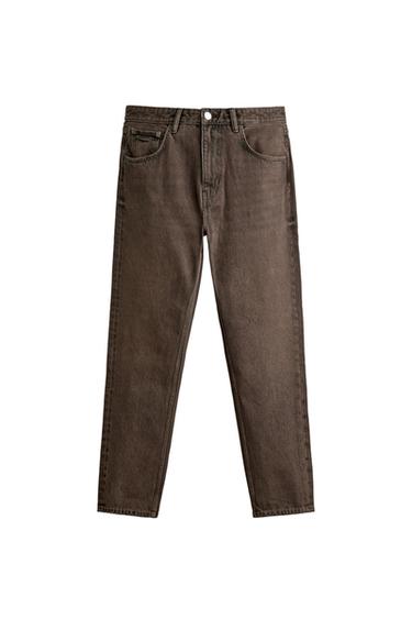 Zara Укороченные джинсы слим фит