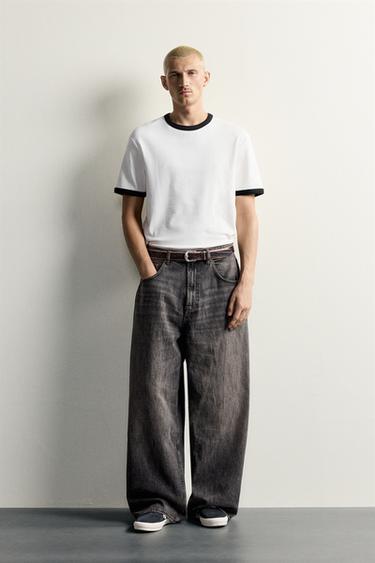 Zara Джинсы свободного кроя
