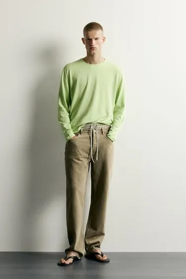 Хлопковый свитер Relaxed Fit- Заказать в России