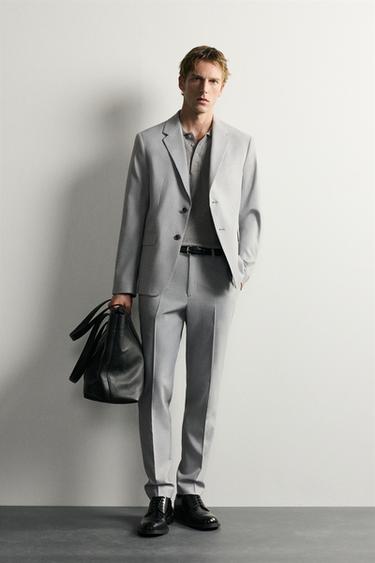 Zara Костюмный пиджак комфортной посадки купить с доставкой.