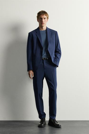 Zara Костюмный пиджак комфортной посадки купить с доставкой.