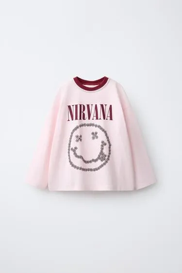 Футболка с принтом Nirvana®- Заказать в России