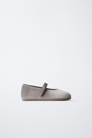 Бархатистые балетки Barefoot- Заказать в России