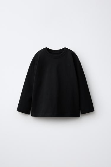 Zara Футболка с вышивкой «сердце»